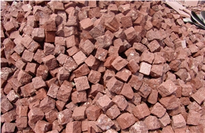 Dayang Red Cube Stone / China Red Granite,Floor Covering,Landscape Drainage,Garden Stepping Pavements,Courtyard Road Pavers, Paving Sets